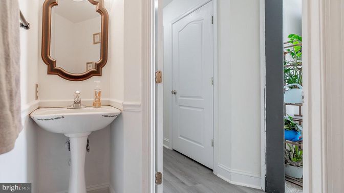 Bathroom, Interior, Wood Texture Flooring