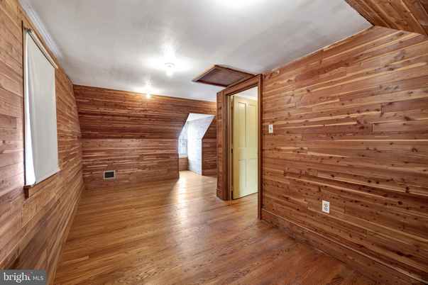 Empty room, Interior, Wood Texture Flooring, Wooden Walls