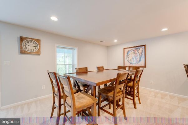 Dining room, Interior, Recessed Lighting