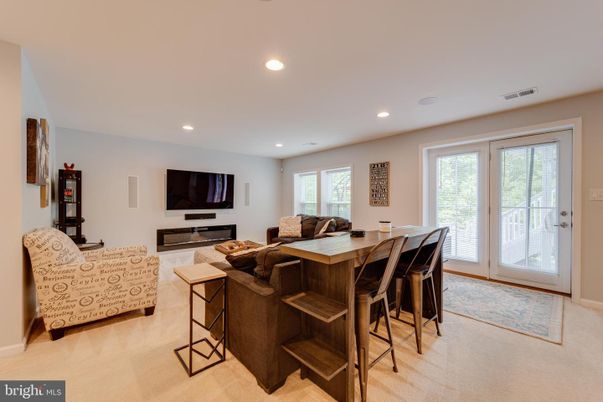 Interior, Living room, Recessed Lighting