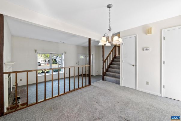 Chandelier, Empty room, Interior