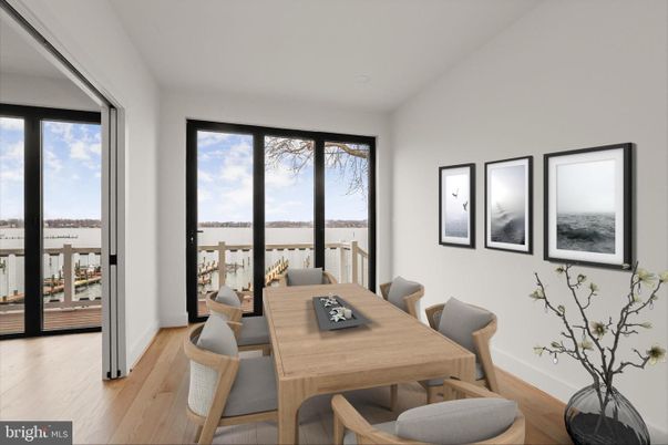 Dining room, Interior, Water, Wood Texture Flooring