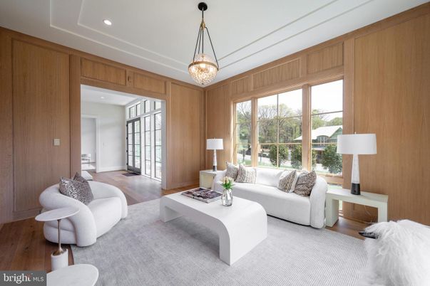 Interior, Living room, Recessed Lighting, Wood Texture Flooring, Wooden Walls