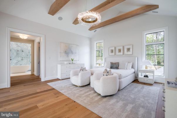 Bedroom, Interior, Wooden Beams, Wood Texture Flooring