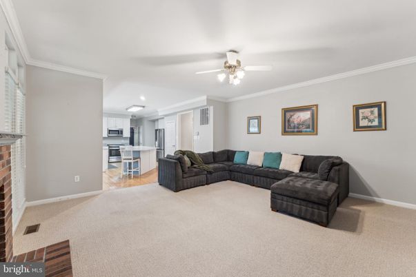 Interior, Kitchen, Living room, Stainless Steel Appliances, Wood Texture Flooring