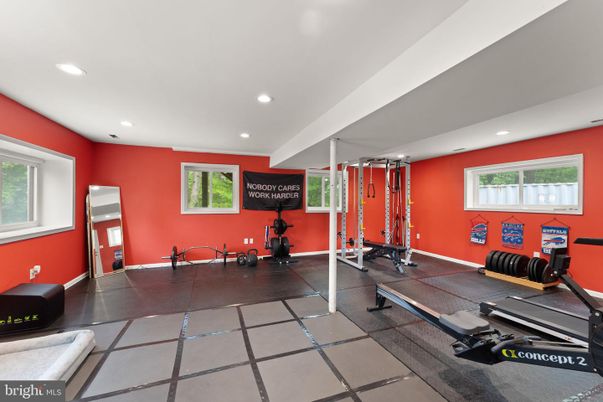 Fitness Equipment, Interior, Recessed Lighting