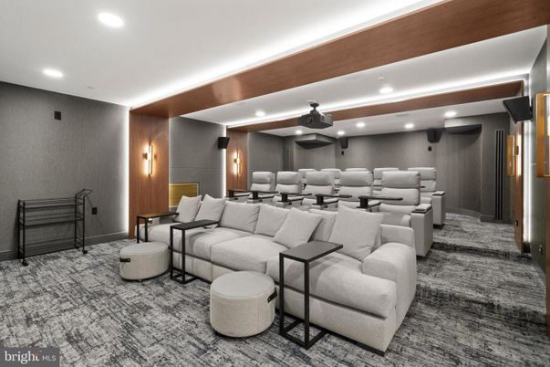 Home Theatre Room, Interior, Projection Screen, Recessed Lighting, Theatre Room
