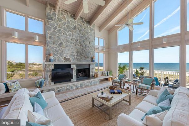 Fireplace, Interior, Living room, Stone Walls, Water, Wooden Beams, Wooden Ceilings