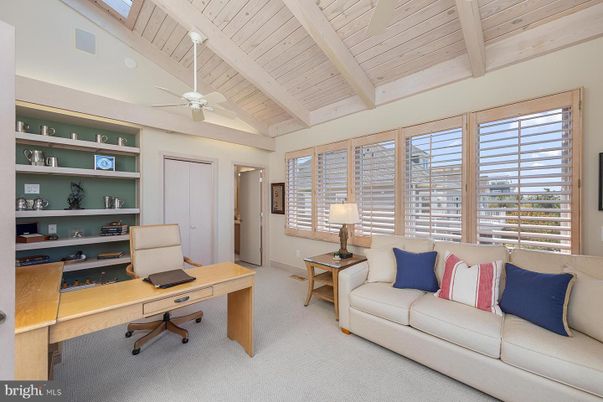 Home Office, Interior, Wooden Ceilings