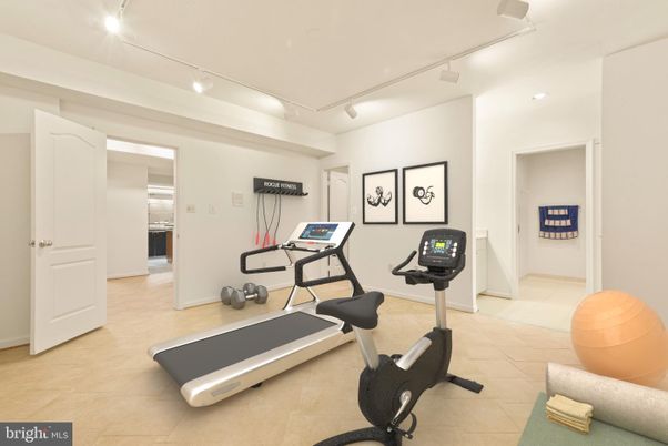 Fitness Equipment, Interior, Recessed Lighting