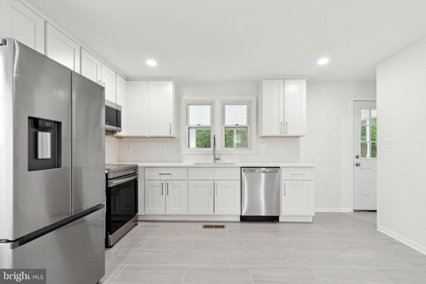 Interior, Kitchen, Recessed Lighting, Stainless Steel Appliances