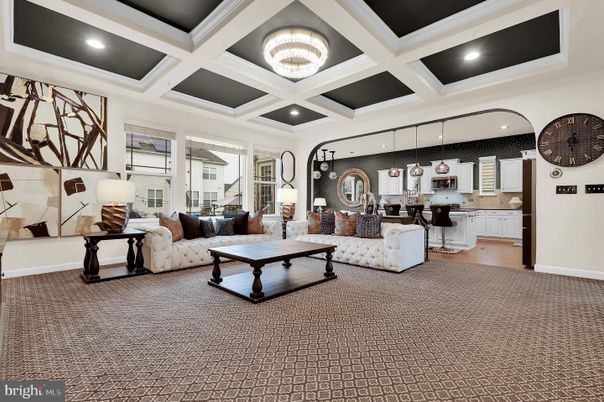 Dining room, Interior, Living room, Recessed Lighting