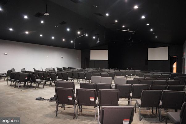 Home Theatre Room, Interior, Pendant Lights, Projection Screen, Recessed Lighting, Theatre Room