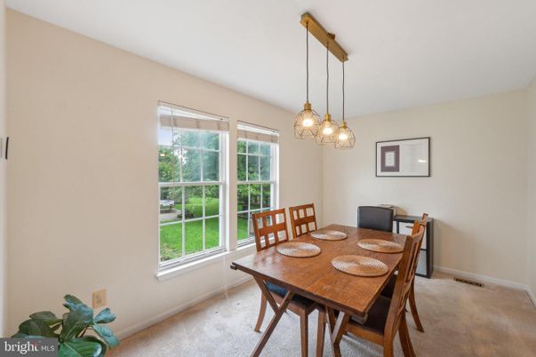Dining room, Interior, Pendant Lights