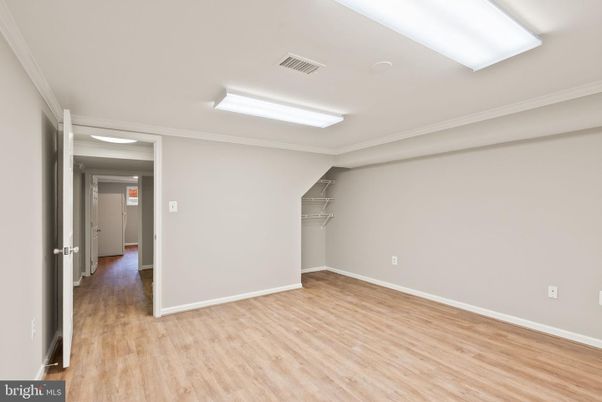 Empty room, Interior, Walk-in Closets, Wood Texture Flooring
