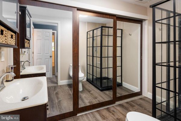 Bathroom, Interior, Wood Texture Flooring