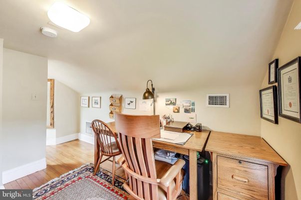 Home Office, Interior, Wood Texture Flooring