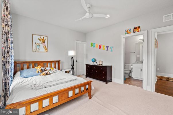Bathroom, Bedroom, Interior, Recessed Lighting, Wood Texture Flooring