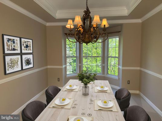 Chandelier, Dining room, Interior