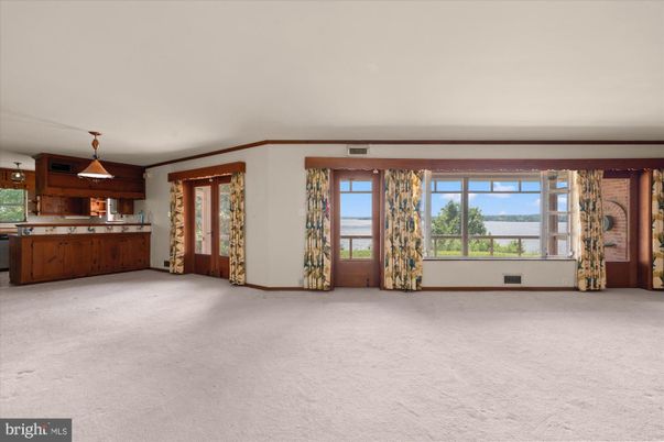 Empty room, Interior, Kitchen, Pendant Lights