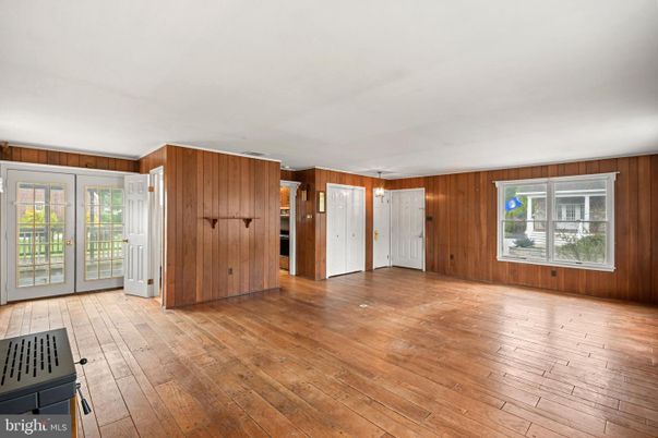 Empty room, Interior, Wood Texture Flooring, Wooden Walls