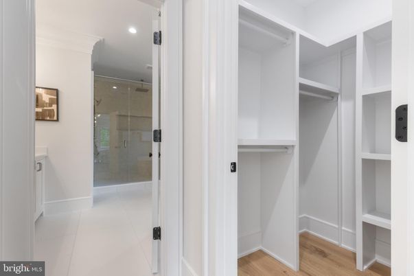 Bathroom, Glass Shower, Interior, Recessed Lighting, Walk-in Closets