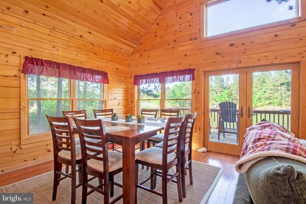 Dining room, Interior, Wooden Ceilings, Wood Texture Flooring, Wooden Walls