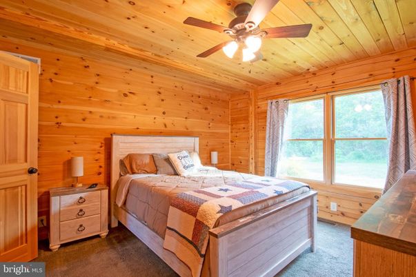 Bedroom, Interior, Wooden Ceilings, Wooden Walls