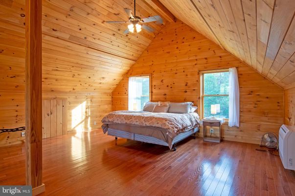 Bedroom, Interior, Wooden Ceilings, Wood Texture Flooring, Wooden Walls
