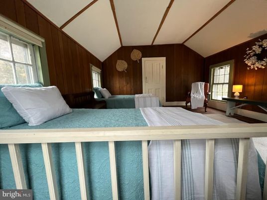 Bedroom, Interior, Wooden Walls