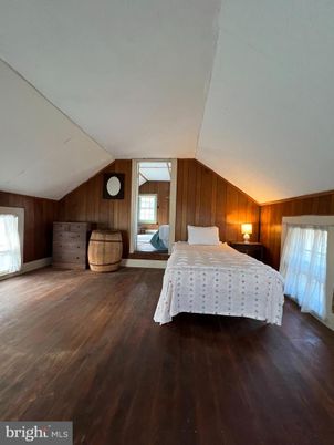 Bedroom, Interior, Wood Texture Flooring, Wooden Walls