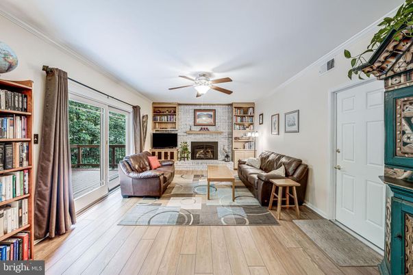 Fireplace, Interior, Living room, Stone Walls, Wood Texture Flooring