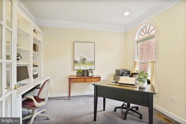 Home Office, Interior, Recessed Lighting