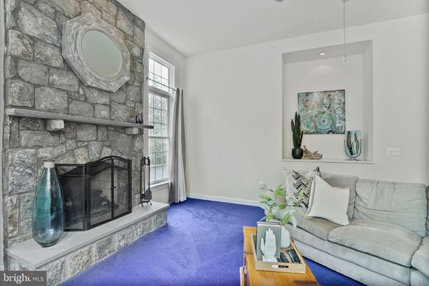Fireplace, Interior, Stone Walls