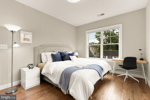 Bedroom, Home Office, Interior, Wood Texture Flooring
