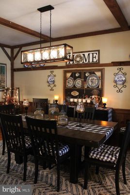 Dining room, Interior, Pendant Lights