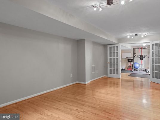 Fitness Equipment, Interior, Wood Texture Flooring
