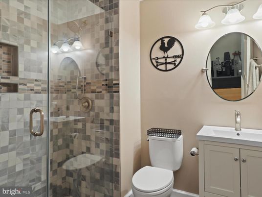 Bathroom, Glass Shower, Interior