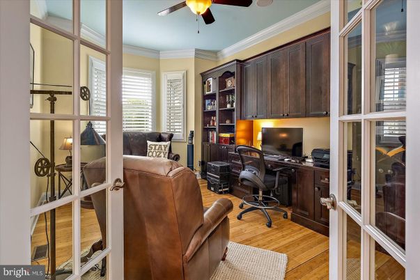 Home Office, Interior, Wood Texture Flooring