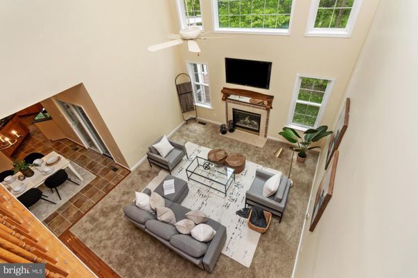 Dining room, Fireplace, Interior, Living room