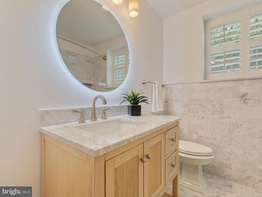 Bathroom, Interior, Marble Walls
