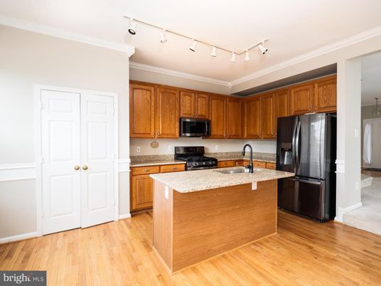 Interior, Kitchen, Wood Texture Flooring