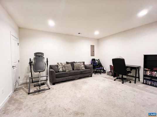 Fitness Equipment, Home Office, Interior, Recessed Lighting