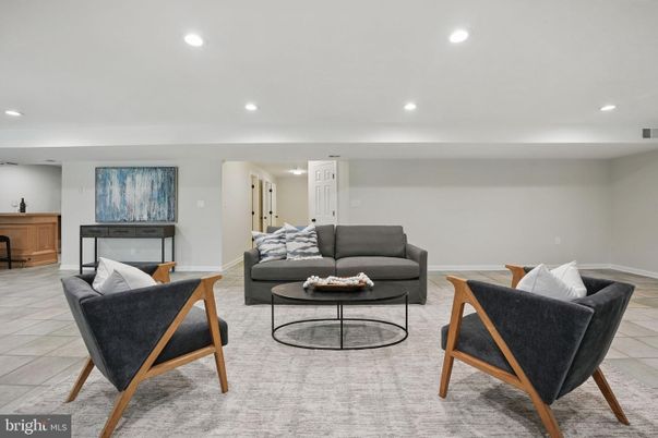 Interior, Living room, Recessed Lighting