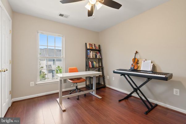 Home Office, Interior, Wood Texture Flooring