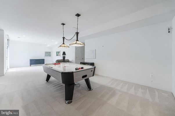 Billiard Table, Game Room, Interior, Pendant Lights, Recessed Lighting