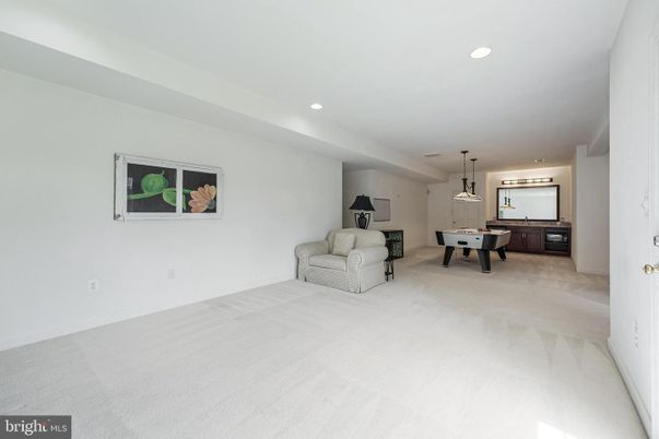 Billiard Table, Game Room, Interior, Pendant Lights, Recessed Lighting