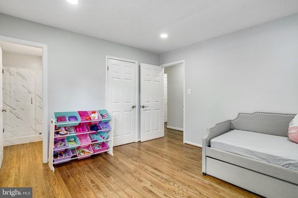 Interior, Marble Walls, Recessed Lighting, Wood Texture Flooring