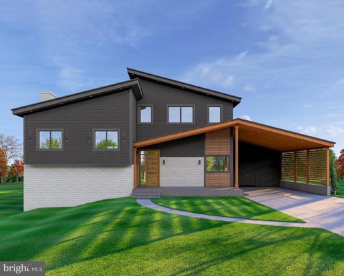 Attached, Backyard, Exterior, Facade, Modern