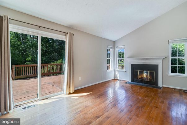 Empty room, Fireplace, Interior, Wood Texture Flooring
